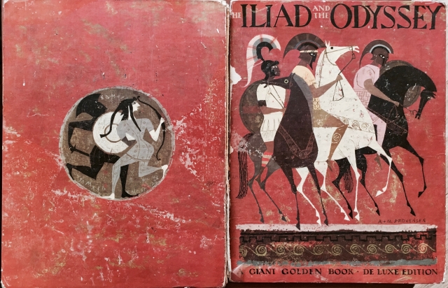 Book cover, The Iliad and the Odyssey