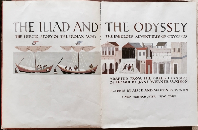 Iliad and Odyssey Title Page